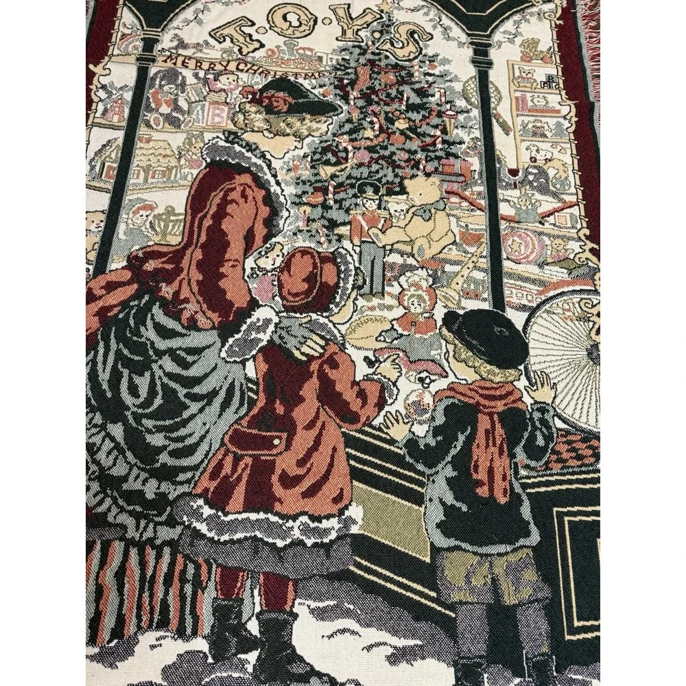 Betty Whittaker Victorian Christmas Tapestry Wall Hanging‎ Toys 55x41